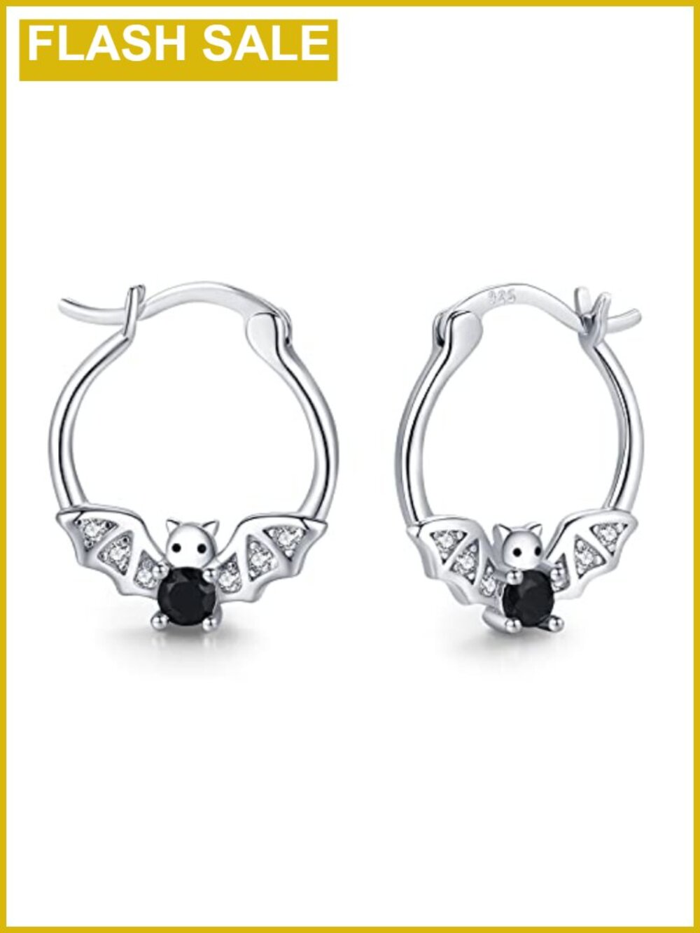 Sterling Silver Animal Hoop Earrings 925 Silver Huggie Hoops for Women